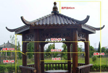 涼亭尺寸一般是多少,涼亭一般有多高？