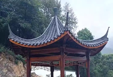 防腐木涼亭定做多少錢，仿古涼亭制作廠家